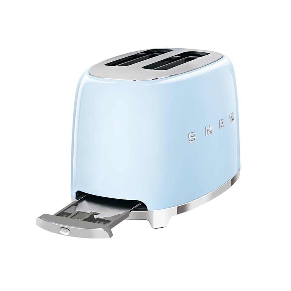ชุดเซ็ตกาต้มน้ำและเครื่องปิ้งขนมปัง SMEG KLF03PBEU+TSF01PBEU สีฟ้าพาสเทล