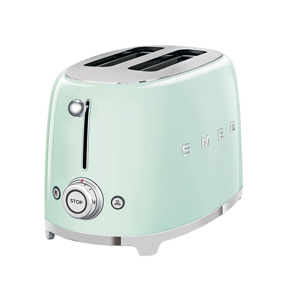 ชุดเซ็ตกาต้มน้ำและเครื่องปิ้งขนมปัง SMEG KLF03PGEU+TSF01PGEU สีเขียวพาสเทล