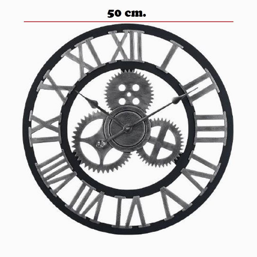นาฬิกาแขวน INTERY C1038C012_10 19.68 นิ้ว สีเงิน