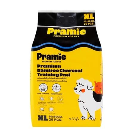 แผ่นรองซับ PRAMIE BAMBOO CHARCOAL PAD SIZE XL (20 แผ่น)_0