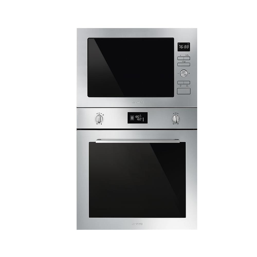 ไมโครเวฟฝัง+เตาอบฝัง SMEG FMI425X+SF6400TVX