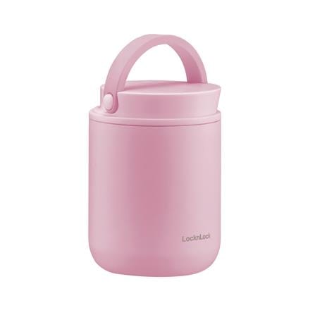 กระติกสุญญากาศ LOCKNLOCK METRO 300 มล. สีชมพู_0