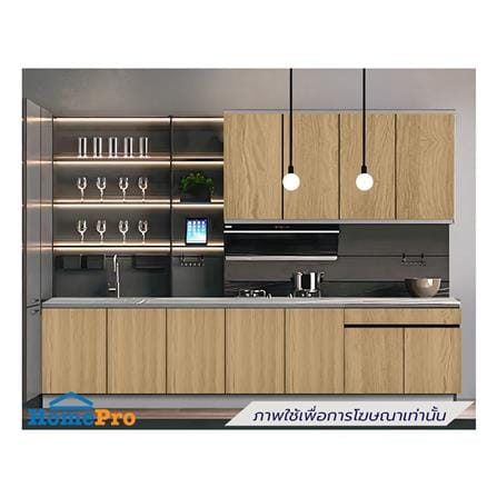 ตู้ตั้งพื้นท็อปซิงค์+ถังขยะ SL SANKI THE KITCHEN PRO 101.5 ซม. สีคาปูชิโน_0