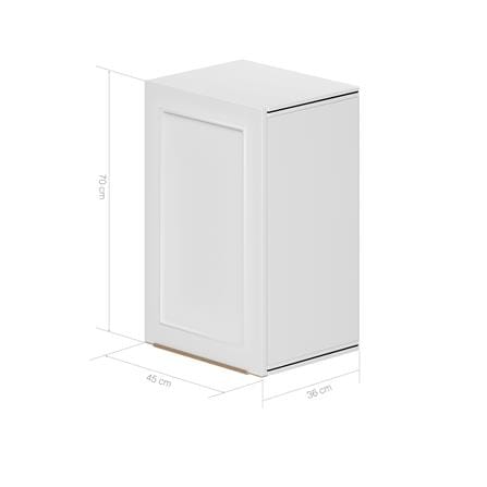 ตู้แขวนเดี่ยว KING PLATINUM 65 - VENICE 45x70 ซม. สีขาว_6