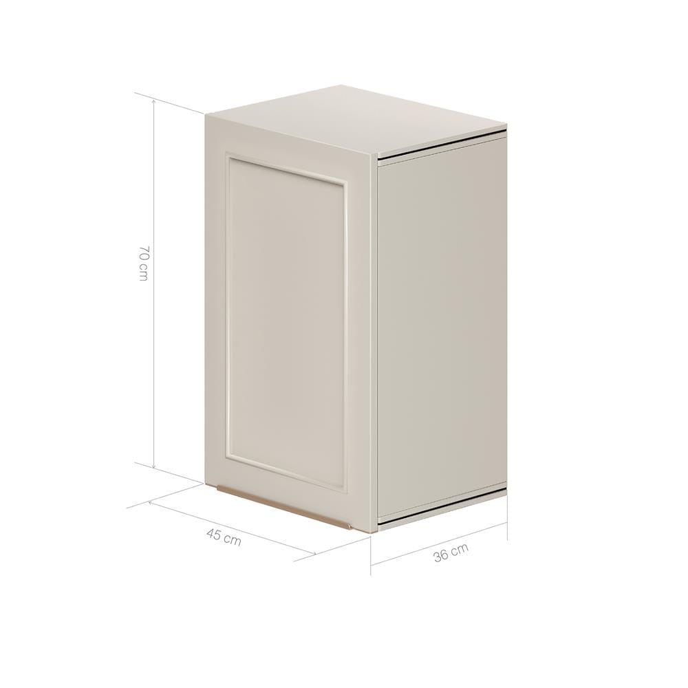 ตู้แขวนเดี่ยว KING PLATINUM65 - VENICE 45x70 ซม. สี THOFU