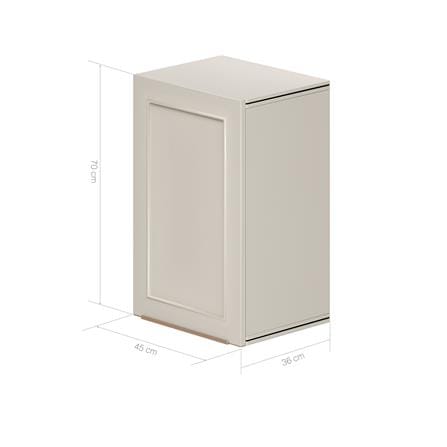 ตู้แขวนเดี่ยว KING PLATINUM65 - VENICE 45x70 ซม. สี THOFU_6