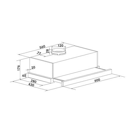 เครื่องดูดควันมาตรฐาน FRANKE FD6002 604 XSV2 60 ซม._2