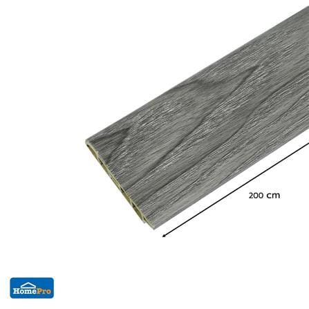 ตัวจบต่างระดับ PVC TARA 2.8x200x0.8 ซม. สีเทาเข้ม_3