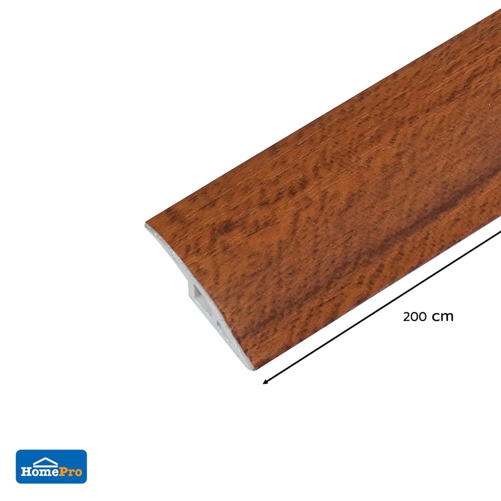 ตัวจบต่างระดับ PVC TARA 2.8x200x0.8 ซม. สีโอ๊ค
