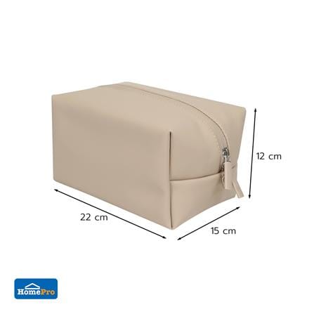 กระเป๋าจัดระเบียบ AVENTRA KINTO 22x15x12 ซม. สีเบจ_7