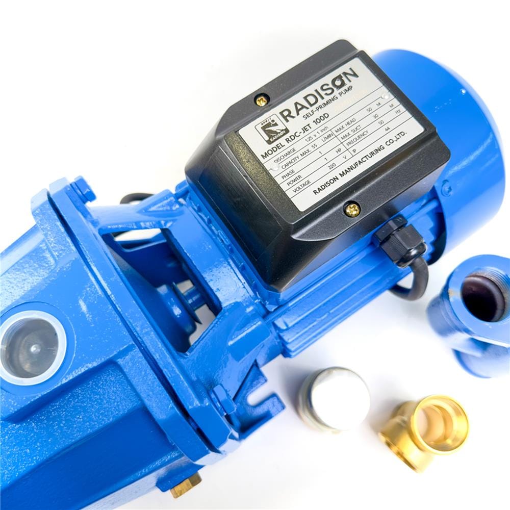 ปั๊มหอยโข่ง RADISON RDC-JET100D 1 แรงม้า
