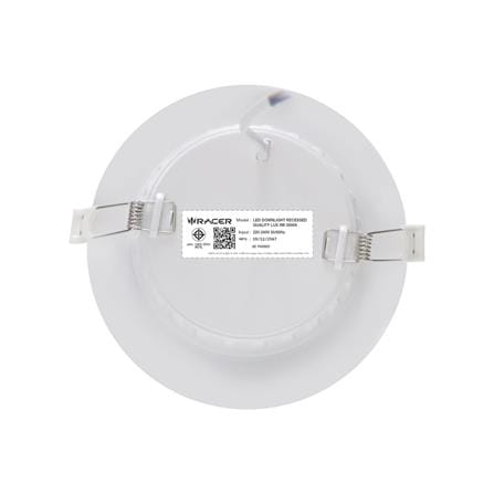 ดาวน์ไลท์ LED RACER QUALITY LUX RECESSED 3 นิ้ว 9 วัตต์ WARM WHITE สีขาว (1 แถม 1)_3