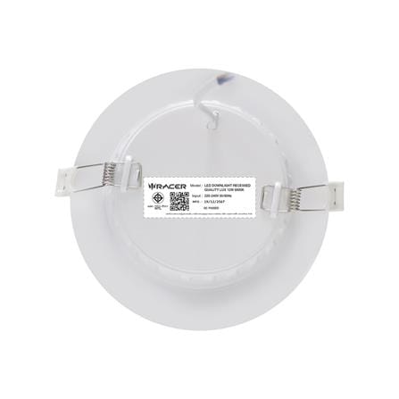 ดาวน์ไลท์ LED RACER QUALITY LUX RECESSED 4 นิ้ว 12 วัตต์ DAYLIGHT สีขาว (1 แถม 1)_3