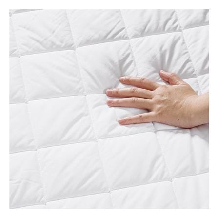 ผ้ารองกันเปื้อน รัดมุมเต็มตัว KING SIZE STEVENS สี WHITE_3