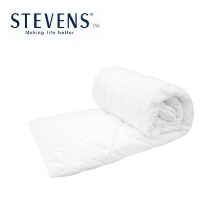 ผ้ารองกันเปื้อน รัดมุมเต็มตัว QUEEN SIZE STEVENS สี WHITE_0
