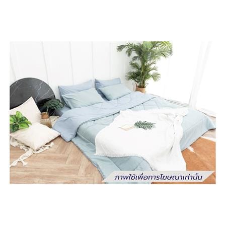 ชุดผ้าปูที่นอน 5 ฟุต (ชุด 6 ชิ้น) SANTA BEDDING สี LIGHT BLUE/LIGHT GREEN_0