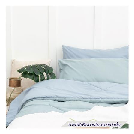 ชุดผ้าปูที่นอน 5 ฟุต (ชุด 6 ชิ้น) SANTA BEDDING สี LIGHT BLUE/LIGHT GREEN_2