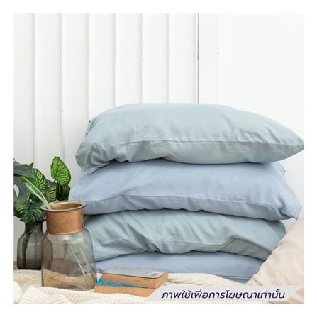 ชุดผ้าปูที่นอน 5 ฟุต (ชุด 6 ชิ้น) SANTA BEDDING สี LIGHT BLUE/LIGHT GREEN_3