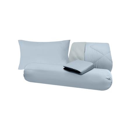 ชุดผ้าปูที่นอน 3.5 ฟุต (ชุด 4 ชิ้น) SANTA BEDDING สี LIGHT BLUE/LIGHT GREEN_4