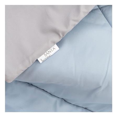 ชุดผ้าปูที่นอน 3.5 ฟุต (ชุด 4 ชิ้น) SANTA BEDDING สี LIGHT GRAY/LIGHT BLUE_7