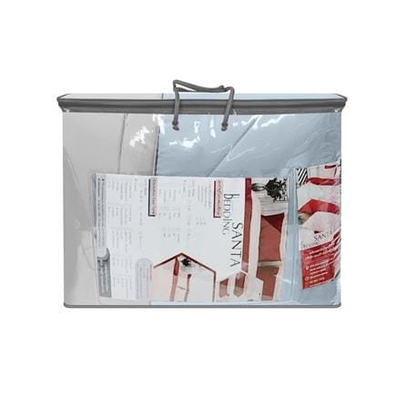 ชุดผ้าปูที่นอน 3.5 ฟุต (ชุด 4 ชิ้น) SANTA BEDDING สี LIGHT GRAY/LIGHT BLUE_8