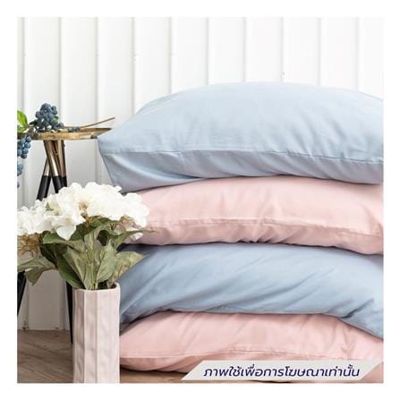 ชุดผ้าปูที่นอน 3.5 ฟุต (ชุด 4 ชิ้น) SANTA BEDDING สี LIGHT BLUE/PINK_4