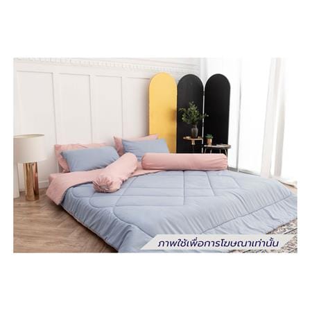 ชุดผ้าปูที่นอน 3.5 ฟุต (ชุด 4 ชิ้น) SANTA BEDDING สี PINK/LIGHT BLUE_0