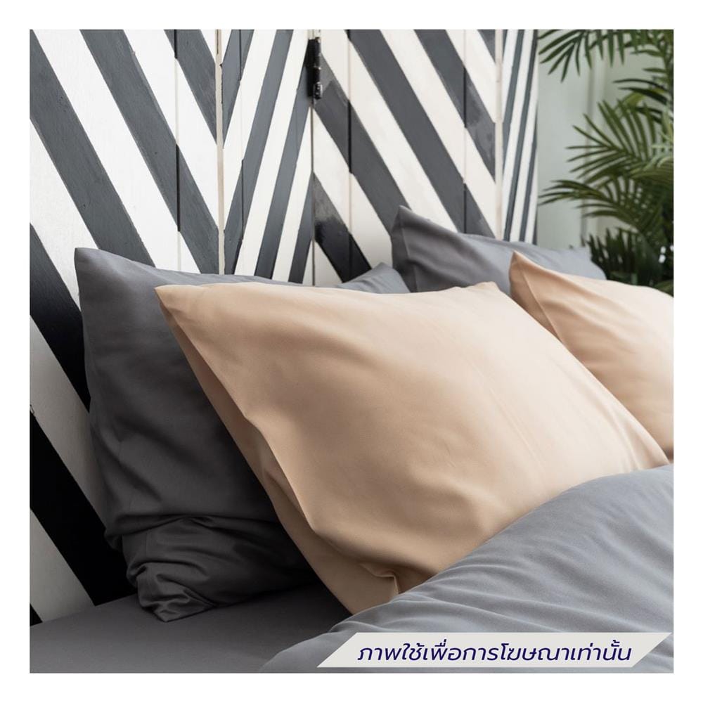 ชุดผ้าปูที่นอน 3.5 ฟุต (ชุด 4 ชิ้น) SANTA BEDDING สี GREY/BROWN