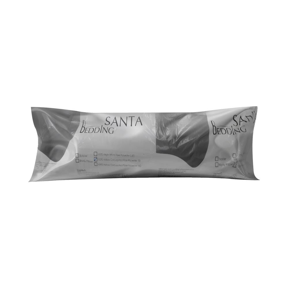 หมอนข้าง SANTA BEDDING 7D 13x43 นิ้ว สี WHITE
