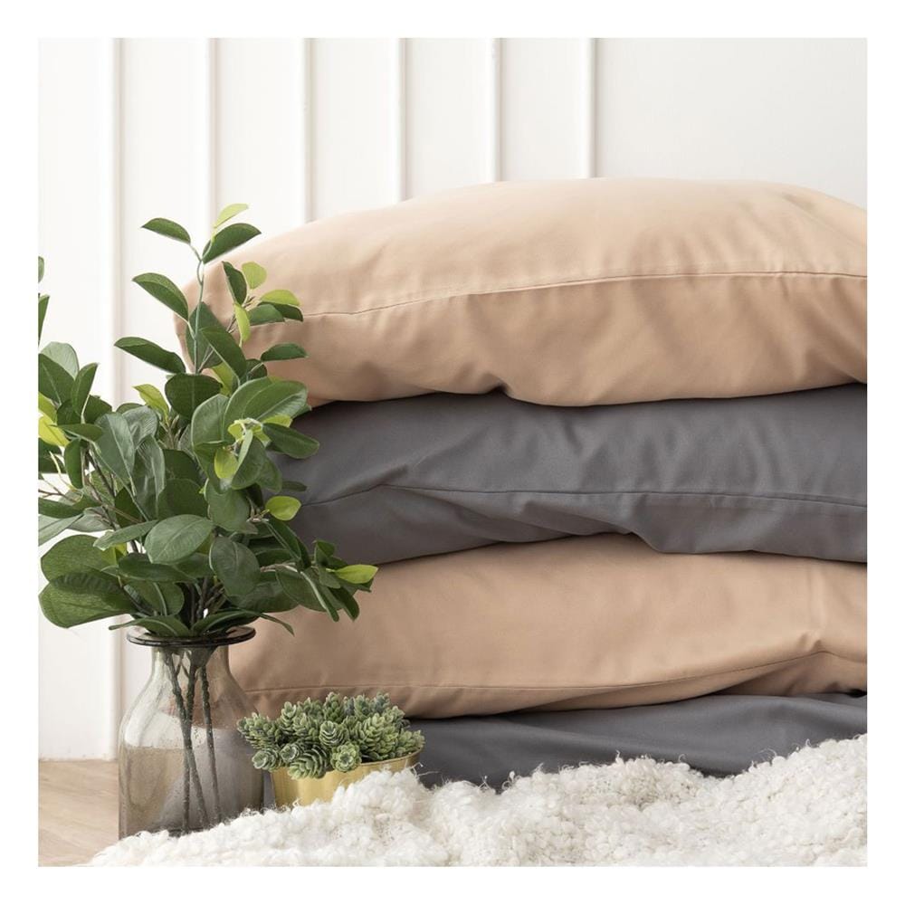 ชุดผ้าปูที่นอน 5 ฟุต (ชุด 6 ชิ้น) SANTA BEDDING สี GREY/BROWN
