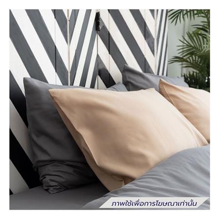 ชุดผ้าปูที่นอน 5 ฟุต (ชุด 6 ชิ้น) SANTA BEDDING สี GREY/BROWN_2