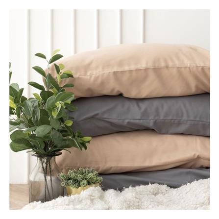 ชุดผ้าปูที่นอน 5 ฟุต (ชุด 6 ชิ้น) SANTA BEDDING สี GREY/BROWN_3