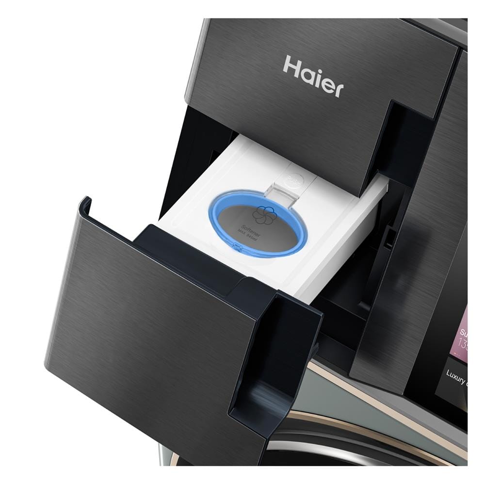 เครื่องซักอบผ้าฝาหน้า HAIER HWD210-BD12LGNU1 21/14 กก. 1200RPM อินเวอร์เตอร์ สีเขียวซีลอน