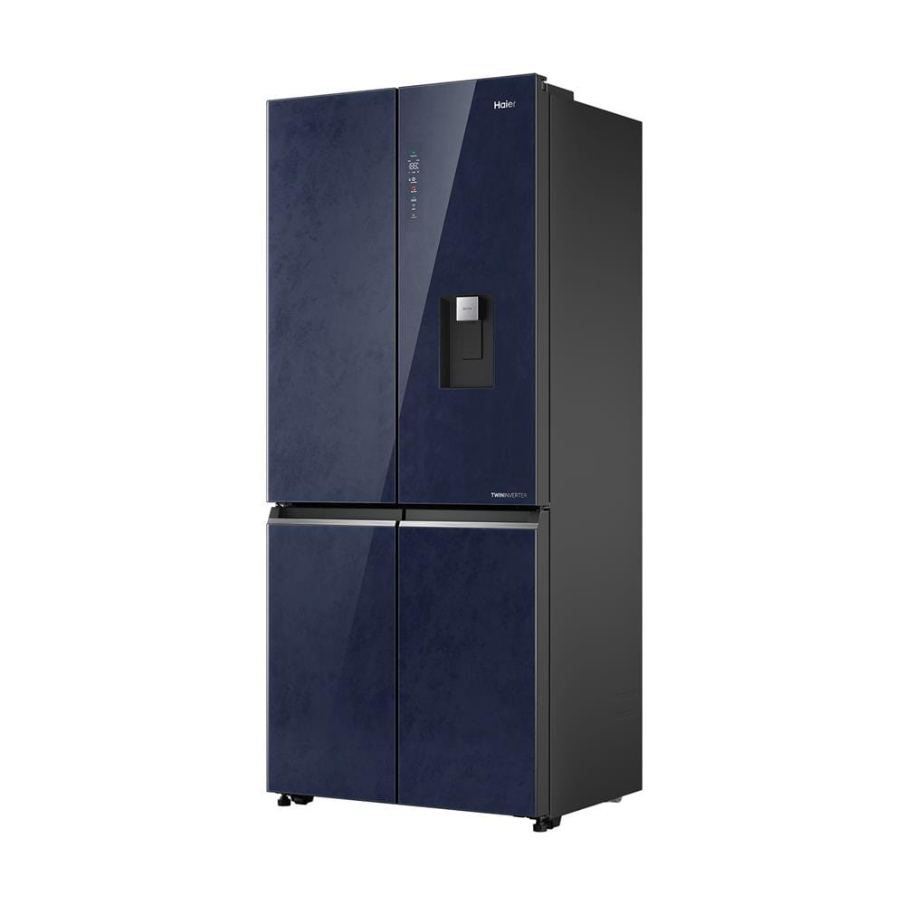 ตู้เย็น MULTI DOOR HAIER HRF-MD539IW(GL)U1 18.4 Q กระจกน้ำเงินลายหินอ่อน