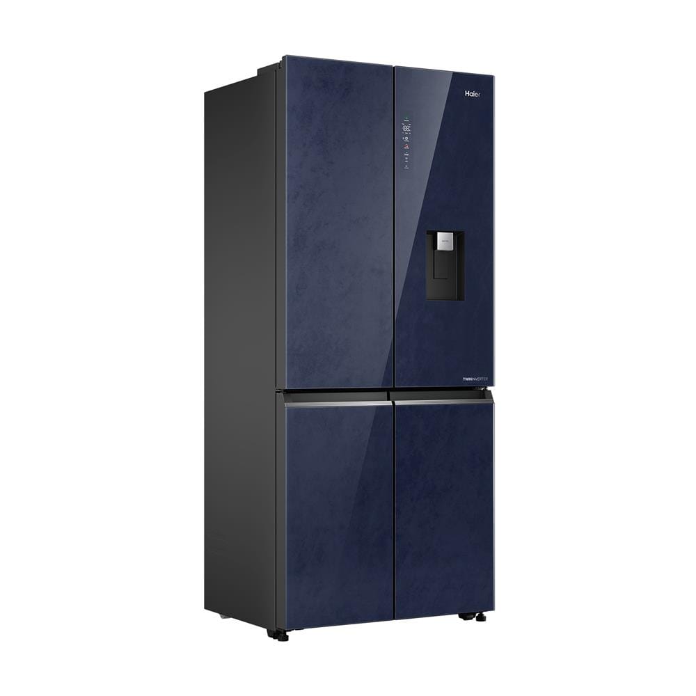 ตู้เย็น MULTI DOOR HAIER HRF-MD539IW(GL)U1 18.4 Q กระจกน้ำเงินลายหินอ่อน