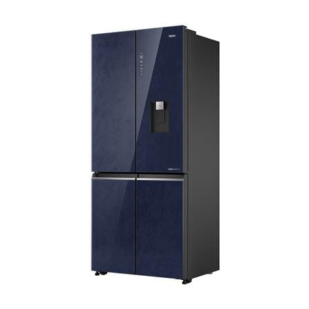 ตู้เย็น MULTI DOOR HAIER HRF-MD539IW(GL)U1 18.4 Q กระจกน้ำเงินลายหินอ่อน_1