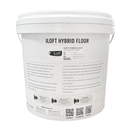 สีเท็กเจอร์ ILOFT HYBRID FLOOR สีน้ำเงิน พาสเทล 12 กก._1