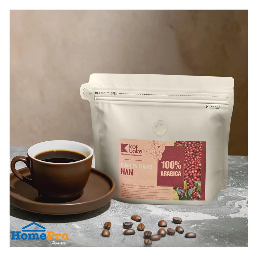 เมล็ดกาแฟคั่วอาราบิก้า KOF BAKE ดอยสวนยาหลวง 200 กรัม