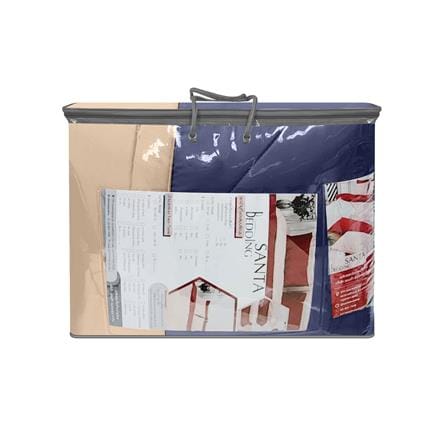 ชุดผ้าปูที่นอน 3.5 ฟุต (ชุด 4 ชิ้น) SANTA BEDDING สี BROWN/NAVY BLUE_8