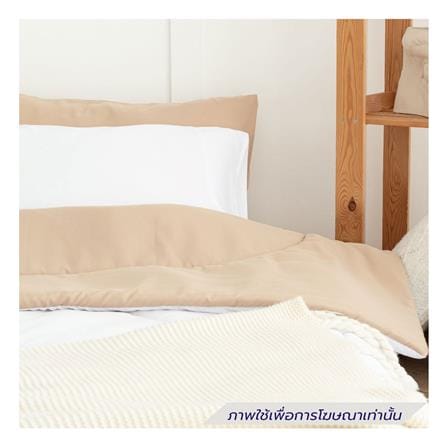 ชุดผ้าปูที่นอน 6 ฟุต (ชุด 6 ชิ้น) SANTA BEDDING สี BROWN/WHITE_2
