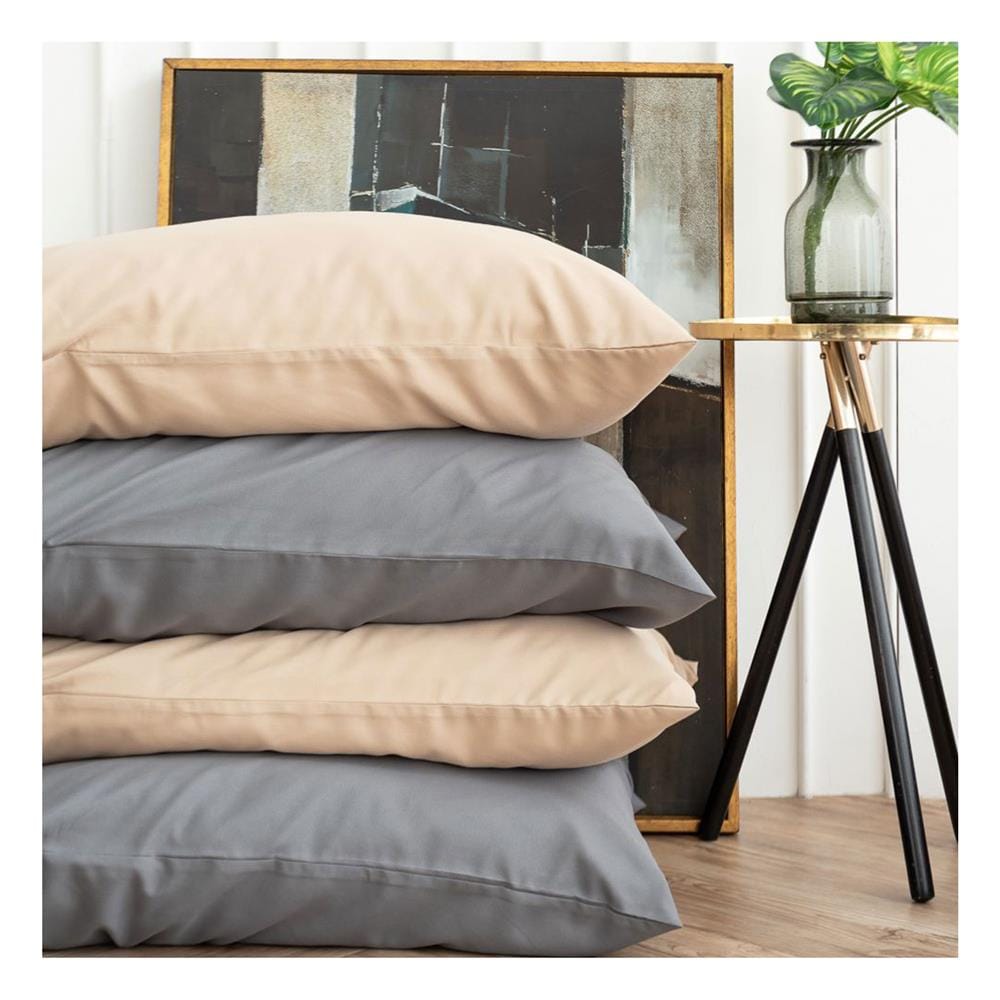ชุดผ้าปูที่นอน 6 ฟุต (ชุด 6 ชิ้น) SANTA BEDDING สี BROWN/GREY