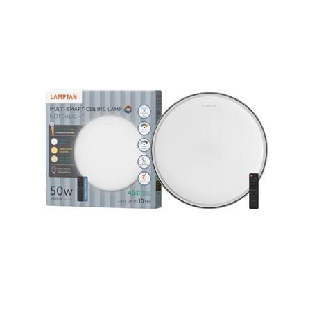 ไฟเพดาน LED LAMPTAN NOTCHLIGHT 19 นิ้ว 50 วัตต์ DAYLIGHT/COOL WHITE/WARM WHITE สีขาว_3
