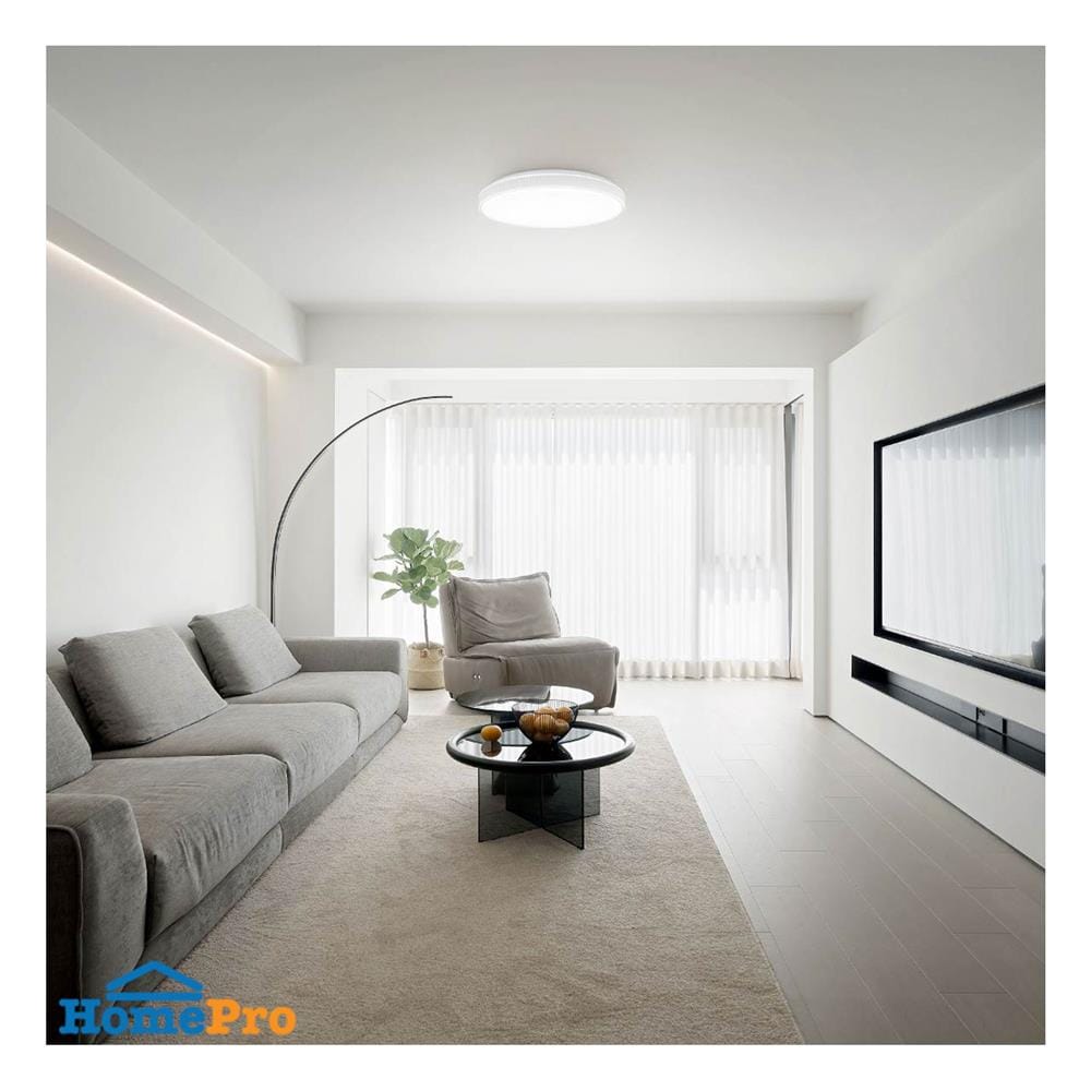ไฟเพดาน LED LAMPTAN NOTCHLIGHT 15 นิ้ว 36 วัตต์ DAYLIGHT/COOL WHITE/WARM WHITE สีขาว