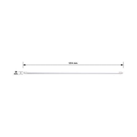 หลอด LED NAGAS T8 ECO BRIGHT 20 วัตต์ DAYLIGHT G13_4