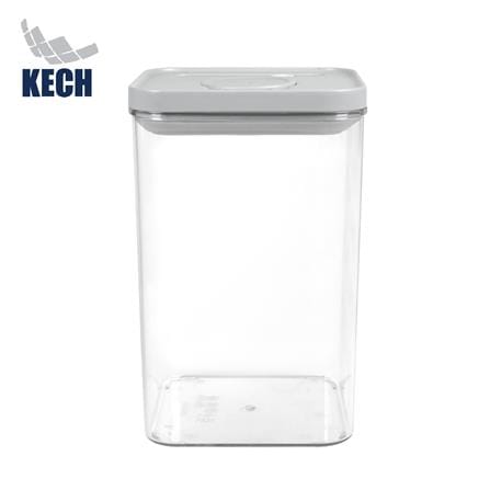 ขวดโหล PET ฝาสุญญากาศ KECH BILO 2200 มล. สีเทา/ใส_0