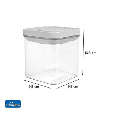 ขวดโหล PET ฝาสุญญากาศ KECH BILO 550 มล. สีเทา/ใส_4