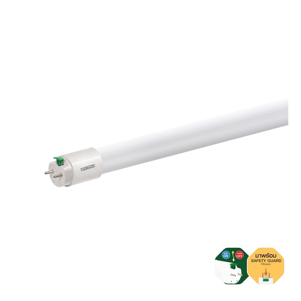 หลอด LED สั้น NAGAS T8 ECO BRIGHT 10 วัตต์ DAYLIGHT G13