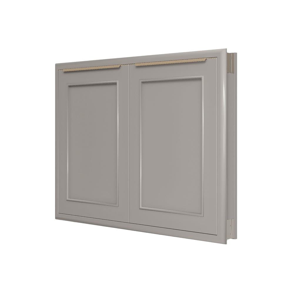 บานซิงค์คู่ KING PLATINUM 65 - VENICE 96x68.8 ซม. สีเอิร์ลเกรย์