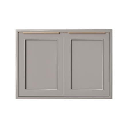 บานซิงค์คู่ KING PLATINUM 65 - VENICE 96x68.8 ซม. สีเอิร์ลเกรย์_0