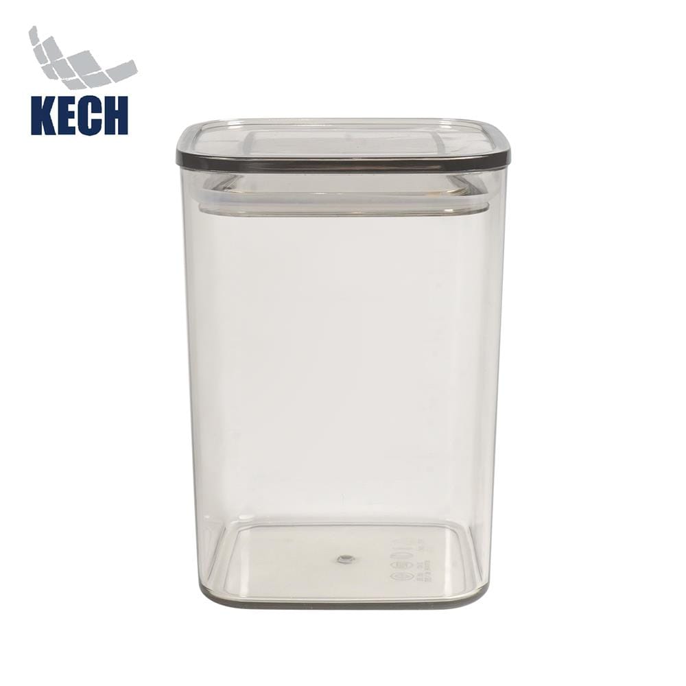 ขวดโหล PET ฝาดึง KECH RUSHY 900 มล. สีน้ำตาลอ่อน